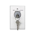 RCI 960RO-MAMA-28 960 RO Tamper Resistant Key Switch with Reset / Override, Brushed Anodized Aluminum Faceplate