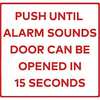 RCI BC1MW BC1 Series 15 s Printed On White Mylar, Building Code Signs