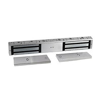 RCI RCIF8325DSSX28 Double MultiMag Electromagnetic Lock with Door Status Sensor, Satin Aluminum