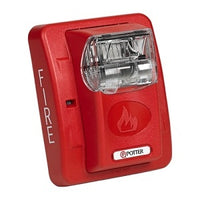Potter S-24PWR-WP S-24 Series Selectable Candela Horn Strobe, Weatherproof, Red