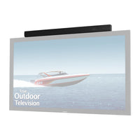 SunBrite SB-SP557-WH 2-Channel Passive Soundbar for Outdoor TVs, 20W, White