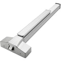 SDC S6203PU36 Surface Vertical Rod Panic Exit Device for 36" Opening, Lever/Pull with Key Latch Retraction, Satin Stainless Steel