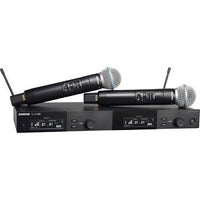 Shure SLXD24D/B58-G58 Dual Wireless System with 2 SLXD2/B58 Handheld