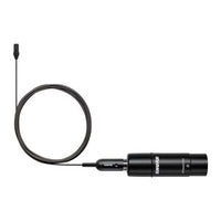 Shure UL4B/C-XLR-A Directional Subminiature Lavalier Microphone, Black