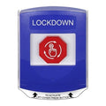STI G3C429LD-EN G3 Multipurpose Push Button with Camera, Back Box Included, Shield Cover, Turn-to-Reset Button, Lockdown Label in English, Blue