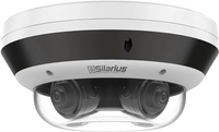 Silarius Pro Series SIL-MSD16MP288 16MP Outdoor Multisensor Network Dome Camera with Four 2.8-8mm Lenses & Night Vision (NDAA Compliant)