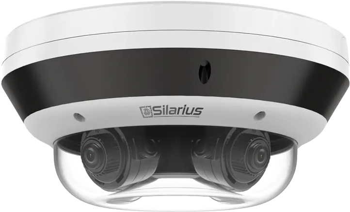 Silarius Pro Series SIL-MSD16MP288 16MP Outdoor Multisensor Network Dome Camera with Four 2.8-8mm Lenses & Night Vision (NDAA Compliant)