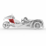 Polaris Slingshot Rear 10" Subwoofer Empty Enclosure - Fits Either Passenger or Driver Side | 2015 - Current