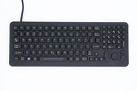 iKey SLK-102-FSR-M-PS2 SlimKey, M, Red BL, FSR, PS2