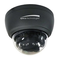 Speco HT5940TMB 2MP HD-TVI IR Dome Camera with Junction Box, 2.8-12mm Motorized Lens, Black