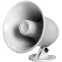 Speco SPC5P 5" Weatherproof PA Speaker, 15W, 8 Ohm, Weatherproof ABS Construction, Includes 10′ Cord with 3.5mm Plug
