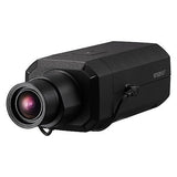 Hanwha PNB-A6001/KAP Series 2MP AI WDR Box IP Camera, Lens Not Included, Black, TAA Compliant