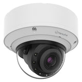 Hanwha PND-A9082RV 8MP IR Indoor Vandal Dome AI Camera, 5.9-13.3mm Varifocal Lens, White