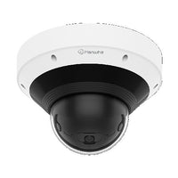 Hanwha PNM-A13022RV 13MP AI IR Panoramic Camera, 3.06mm Lens, IP66, NEMA4X, IK10