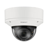 Hanwha XND-8083RV X-Series 6MP Vandal IR IP Dome Camera, 4.4-9.3mm Varifocal Lens, White