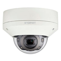 Hanwha XNV-6080R/KME Series 2MP WDR Dome IP Camera, 2.8-12mm Motorized Varifocal Lens, White, TAA Compliant