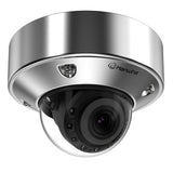 Hanwha XNV-A8084RS 5MP AI IR Vandal Dome IP Camera, 3.3-9.3mm Lens, 50m IR Length, Stainless Steel