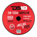 12-GA Speaker Wire 500 Feet -Silver and Black