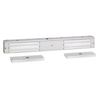 SDC 1512VB Double Electromagnetic Lock, Bond Alert Status, 1650lb, Dull Aluminum