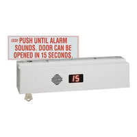 SDC 1511SBDKVRRX 1511S Series Single Integrated Delayed Egress Lock, BOCA,  Fixed 15 Second Egress Delay, Built-in Keyswitch Reset with Alarm Reset on REX, Dull Aluminum