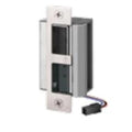 SDC 55-FU 3/4" Latchbolt Electric Strike with Mortise Faceplate Deadlatch Above, Deadbolt, Dull Stainless Finish
