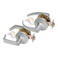 SDC Z7252G5Q 7200 Series Solenoid Controlled Cylindrical Lock, Locked Outside Only, Failsecure, Galaxy Lever, 12/24VDC, Satin Chrome