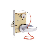 SDC Z7852RUR07E Mortise Lock Right Hand, Request-to-Exit 07 Escutcheon 12/24V DC, Satin Stainless-Steel Finish