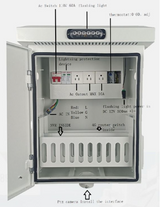 Uniview GuardBox Max AC – All-Weather Surveillance Enclosure with NVR, 4G LTE Router & Deterrence LEDs