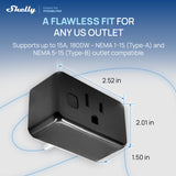 Shelly Plug US Gen4 Black - 2-pack
