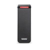 HID 20NKS-00-00WBVQ Signo 20 Contactless Smartcard Reader, Pigtail Connection, Standard Profile, 00WBVQ Configuration, Black with Silver Trim