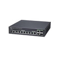 VIVOTEK AW-GEV-108A-130 8xGbE PoE + 2xGbE Combo VIVOCAM L2 Managed PoE Switch