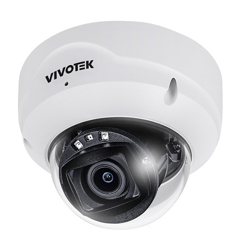 VIVOTEK FD819-HT 5MP Dome Camera, 2.8-10 mm Remote Focus Lens, NDAA and TAA Compliant, White