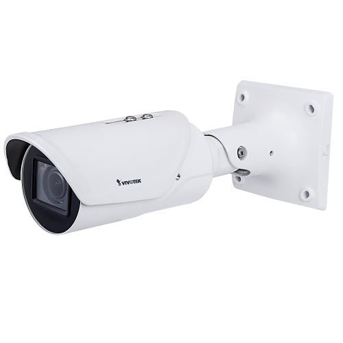 VIVOTEK IB837-HT 5MP Bullet Camera, 2.7-13.5 mm Remote Focus P-Iris Lens, NDAA and TAA Compliant, White