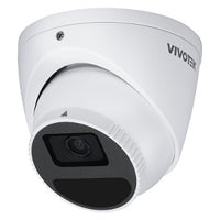VIVOTEK IT9380-HV-V2 FD9380-HV-V2 C-Series 5MP Outdoor Turret AI Camera, 2.8mm Fixed Lens, IR, NDAA, IK10, White