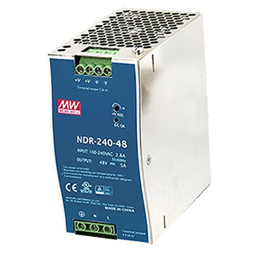 VIVOTEK NDR-240-48 240W Single Output Industrial DIN Rail