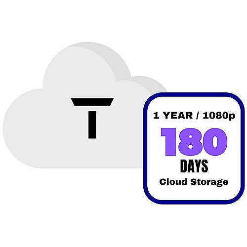 Turing Video  1080p 180 Days of Turing Vision VSaaS Cloud Storage, 1 Year