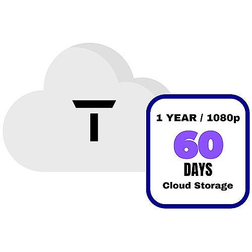 Turing Video TV-FHDCS60 1080p 60 Days of Turing Vision VSaaS Cloud Storage, Year