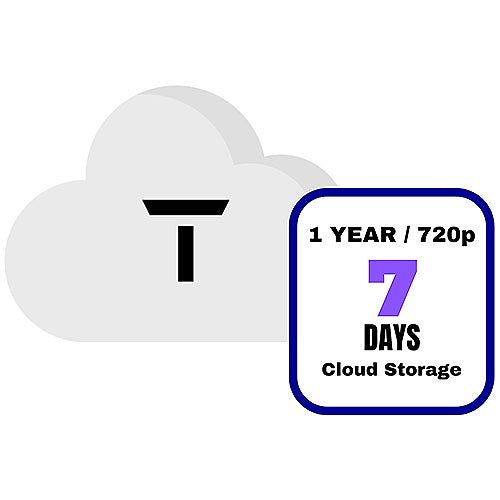 Turing Video TV-HDCS7 720p 7 Days of Turing Vision VSaaS Cloud Storage, 1 Year