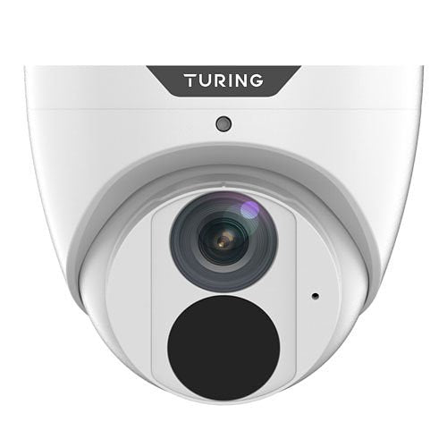 Turing Video TP-MED4M4 SMART Series TwilightVision 4MP IR Turret IP Camera, 4mm Lens, White