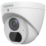 Turing Video TP-MED5M28 SMART Series TwilightVision 5MP IR Turret IP Camera, 2.8mm Lens, White