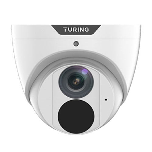 Turing Video TP-MED5M4 SMART Series TwilightVision 5MP IR Turret IP Camera, 4mm Fixed Lens, White