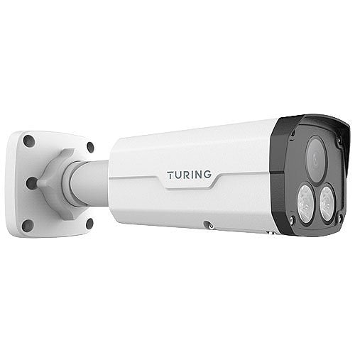 Turing Video TP-MFB5A4C SMART Series VibrantView 5MP Full Color Bullet IP Camera, 2.8mm Lens, White