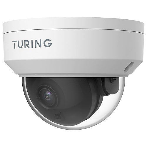 Turing Video TP-MFD5A28 SMART Series TwilightVision 5MP IR Dome IP Camera, 2.8mm Lens, White
