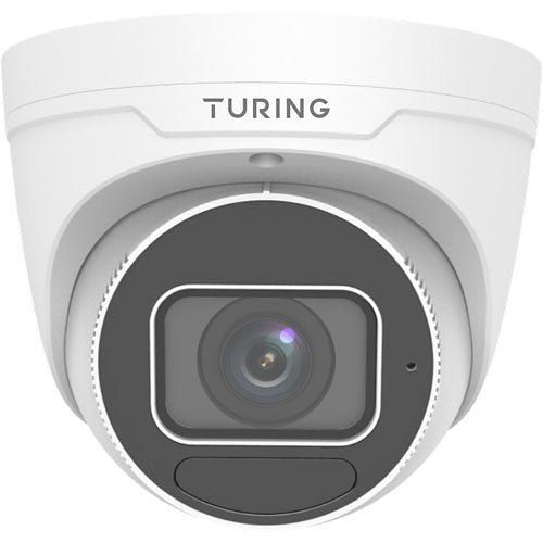 Turing Video TP-MVD8MV2 SMART Series TwilightVision 8MP Zoom Turret IP Camera, 2.8-12mm Motorized Varifocal Lens, White