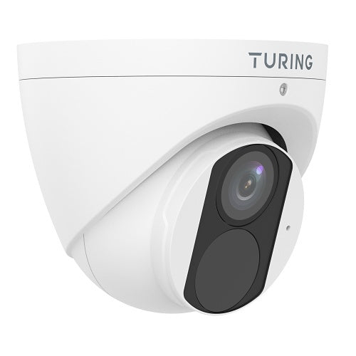 Turing Video TLT4M28 4MP IP Turret Camera with 2.8 mm Lens, White