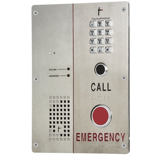 Talkaphone VOIP-500ECK Call Station with Emergency Signage