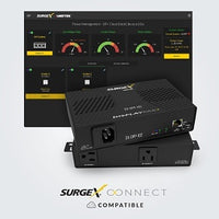 SurgeX SX-DPP-102 DisplayPak+ Compact Powerhouse with Advanced IP Control, 2-Outlet 5-15R, 5-15P Plug, 10A, 120V