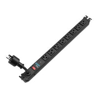 SurgeX ESP-VP-10VR-168 8-Port Vertical Rack Mount Surge Protector, 20A