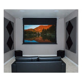 Dragonfly DFRM-TAB-100-UAW 100" Recessed Motorized Tab Tension Ultra AcoustiWeave Projection Screen