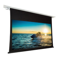 Dragonfly DFRM-NTT-100-HC 100" Recessed Motorized High Contrast Non Tab Tension Projection Screen, 16:9